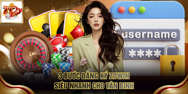 3 bước đăng ký ZOWIN siêu nhanh cho tân binh