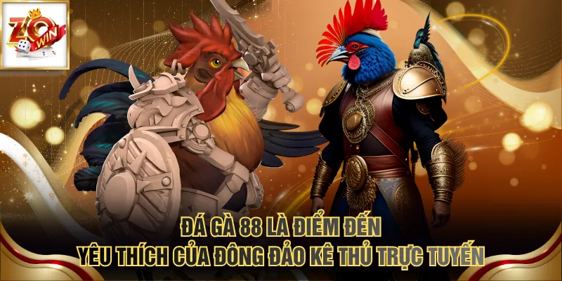 Đá gà 88 là điểm đến yêu thích của đông đảo kê thủ trực tuyến