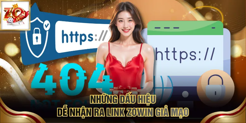 Những dấu hiệu dễ nhận ra link ZOWIN giả mạo